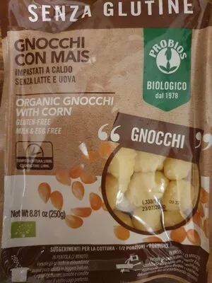 Gnocchi con mais senza glutine Probios , code 8018699020607