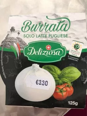 Burrata Deliziosa 125 g, code 8018731001274