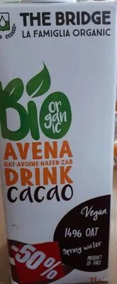 Bio organic Avena drink cacao The bridge 1 l, code 8019428007234