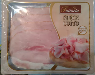 speck cotto la fattoria, md, salumificio San Carlo 100 g, code 8019730064567