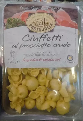 Ciufetti al prosciutto crudo Pasta Julia 250 g, code 8021733251189