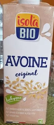 Lait avoine original isola Bio 1l, code 8023678161363