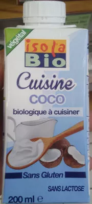 Cuisine coco Isola Bio 200 ml, code 8023678423409