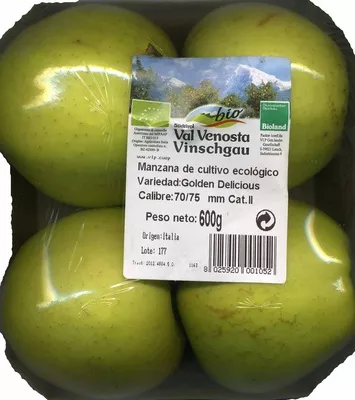 Manzanas Variedad Golden Delicious Val Venosta 600 g (4 Ud.), code 8025920001052