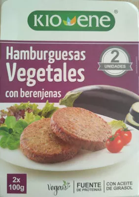 Hamburguesas vegetales con berenjenas Kioene 200 g (2 x 100 g), code 8027890010249