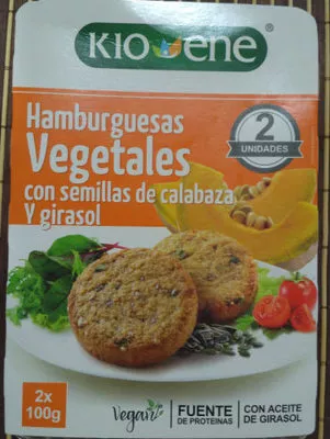 Hamburguesas semillas Kioene 200 g (2 x 100 g), code 8027890010256