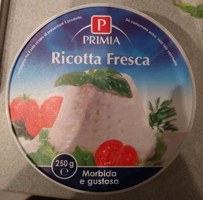 ricotta fresca Primia, elda 250 g, code 8030582002064