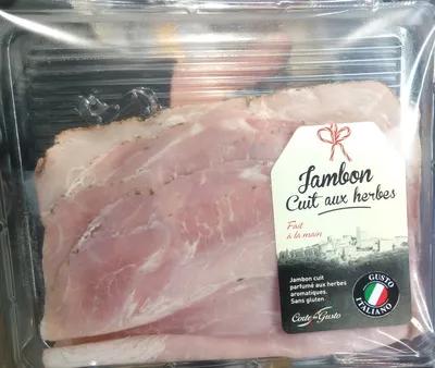 Jambon cuit aux herbes Corte del Gusto 100 g, code 8032484860902