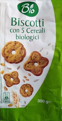 Biscotti con 5 cereali biologici IN'S Mercato, Bio 350 g, code 8032755324256