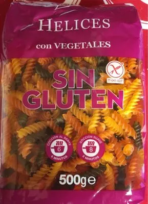 Hélices con vegetales sin gluten Felicia , code 8032804430655