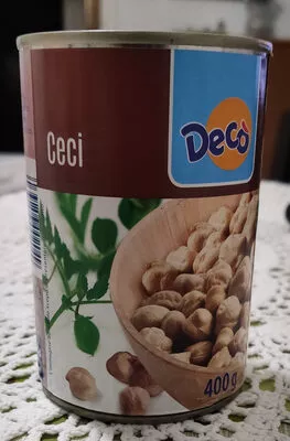 ceci decò 400 g peso sgocciolato 250 g, code 8033256002049