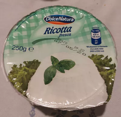 Ricotta fresca Dolce natura 250 g, code 8033753051984