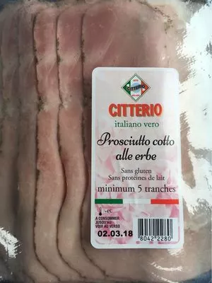 Prosciutto cotto alle erbe Citterio , code 80422280