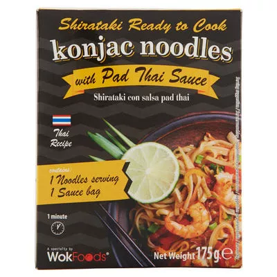 Shirataki ready to cook with pad thai sauce WokFoods 175 g e, code 8053904630592