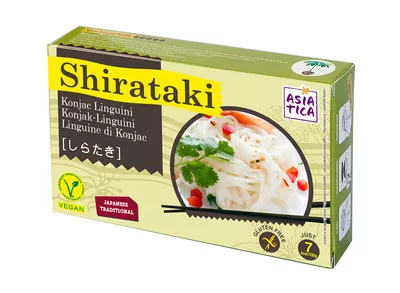 Shirataki konjac Linguini AsiaTica 200 g, code 8053904630714