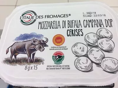 Mozzarella di Bufala Campana Dop L'Italie des Fromages, Galileo, Podere dei Leoni 120 g, code 8059070742206