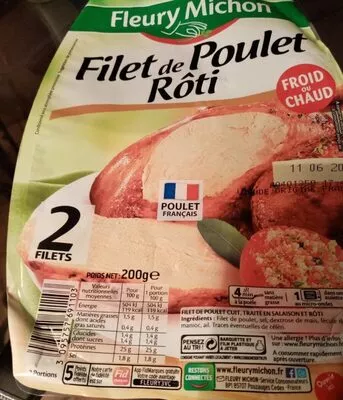 Filet de poulet rôti  200 g, code 8061757691103