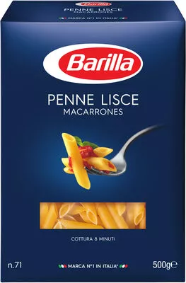 Pâtes Penne Lisce Barilla 500 g, code 8076802085714