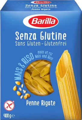 Penne Rigate sans gluten Barilla 400 g, code 8076809545457