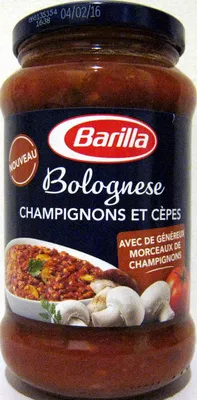 Bolognese champignons et cèpes Barilla Barilla 400 g, code 8076809546348