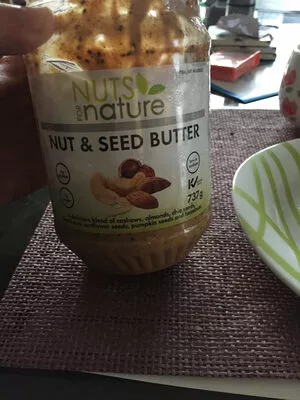 NUT AND SEED BUTTER Nuts for nature 737g, code 82264630001801