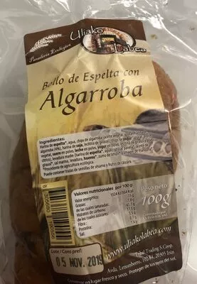 Bollo de espelta con algarroba uliako labea , code 8305680190556