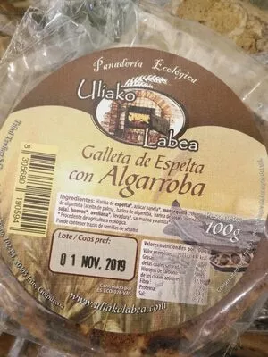 Galleta de espelta con algarroba  100 g, code 8305680190594