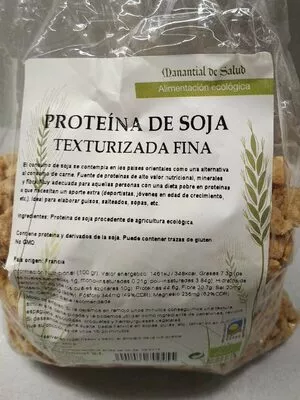 Proteína Soja Texturizada Fina Manantial de Salud , code 8401074709455