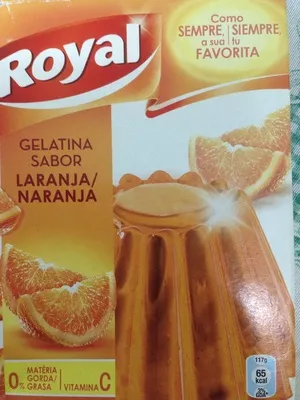 Gelatina sabor naranja Royal 170g, code 8410000812275