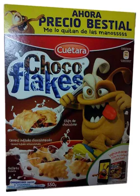 Choco Flakes Cuétara 550 g, code 8410014396556