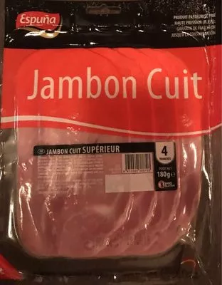 Jambon cuit Espuña 180 g, code 8410060388703