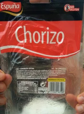 Chorizo Extra Espuña 130 g, code 8410060587106