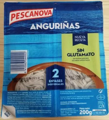 Anguriñas Pescanova , code 8410063044002