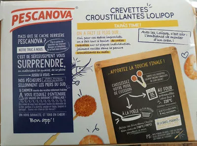 Crevettes croustillantes Lolipop pescanova 10, code 8410063079707