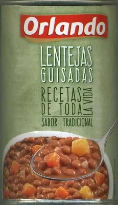 Lentejas guisadas Orlando 425 g, code 8410066124824