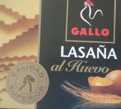 Pasta Alimenticia Al Huevo Para Lasañas Gallo , code 8410069012616