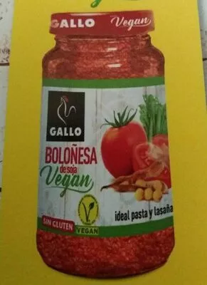 Salsa boloñesa Vegana Gallo , code 8410069449245