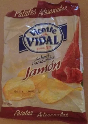 Patatas Artesanales Jamón Vicente Vidal 30 g, code 8410071100448