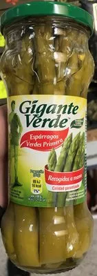 Asperges vertes Gigante Verde 330 g (190 g égoutté). 370 ml, code 8410076001320