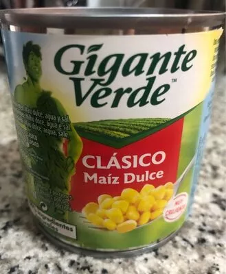 Maíz Dulce Gigante Verde 160 g (neto),  140 g (escurrido), 212 ml, code 8410076009036