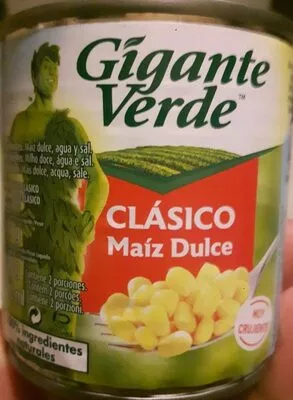 Maíz dulce Gigante Verde 480 g (3 x 160 g) (neto),  420 g (3 x 140 g) (escurrido), 3 x 212 ml, code 8410076009043