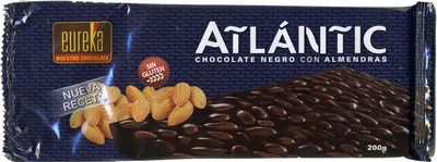 Atlantic seleccion chocolate negro con almemdras Eureka 200 g, code 8410083001436