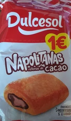 Dulcesol Napolitanas De Cacao 6 Ud Dulcesol , code 8410087271095