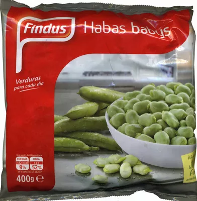 Habas baby Findus 400 g, code 8410092010139