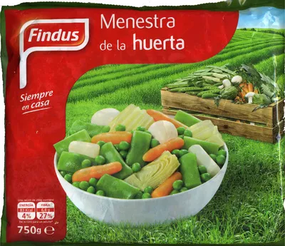 Menestra de la huerta Findus 750 g, code 8410092017640