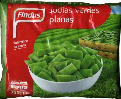 Judías verdes planas troceadas congeladas "Findus" Findus 750 g, code 8410092055857