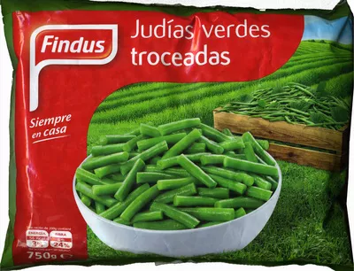 Judías verdes redondas troceadas congeladas "Findus" Findus 750 g, code 8410092055864