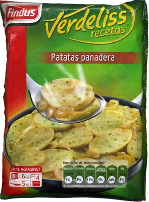 Verdeliss patatas panadera congeladas Findus 400 g, code 8410092127349