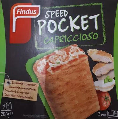 Speed Pocket capriccioso Findus 250 g (2 pièces de 125 g), code 8410092143271