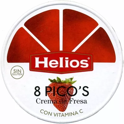 8 Pico's crema de fresa Helios 170 g (8 x 21 g), code 8410095004029